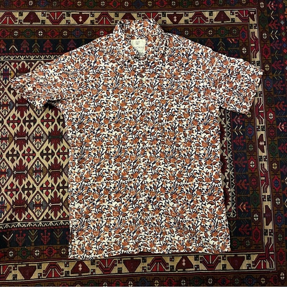 Kardo Other - NWOT Kardo x Anokhi Hand Block Printed Cotton Floral Camp Shirt